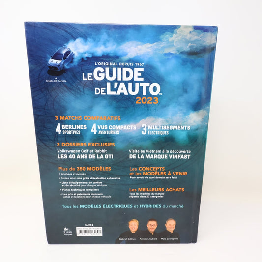 Le Guide de l'Auto 2023 Gelinas Joubert Lachapelle Chars Voitures Cars Québec