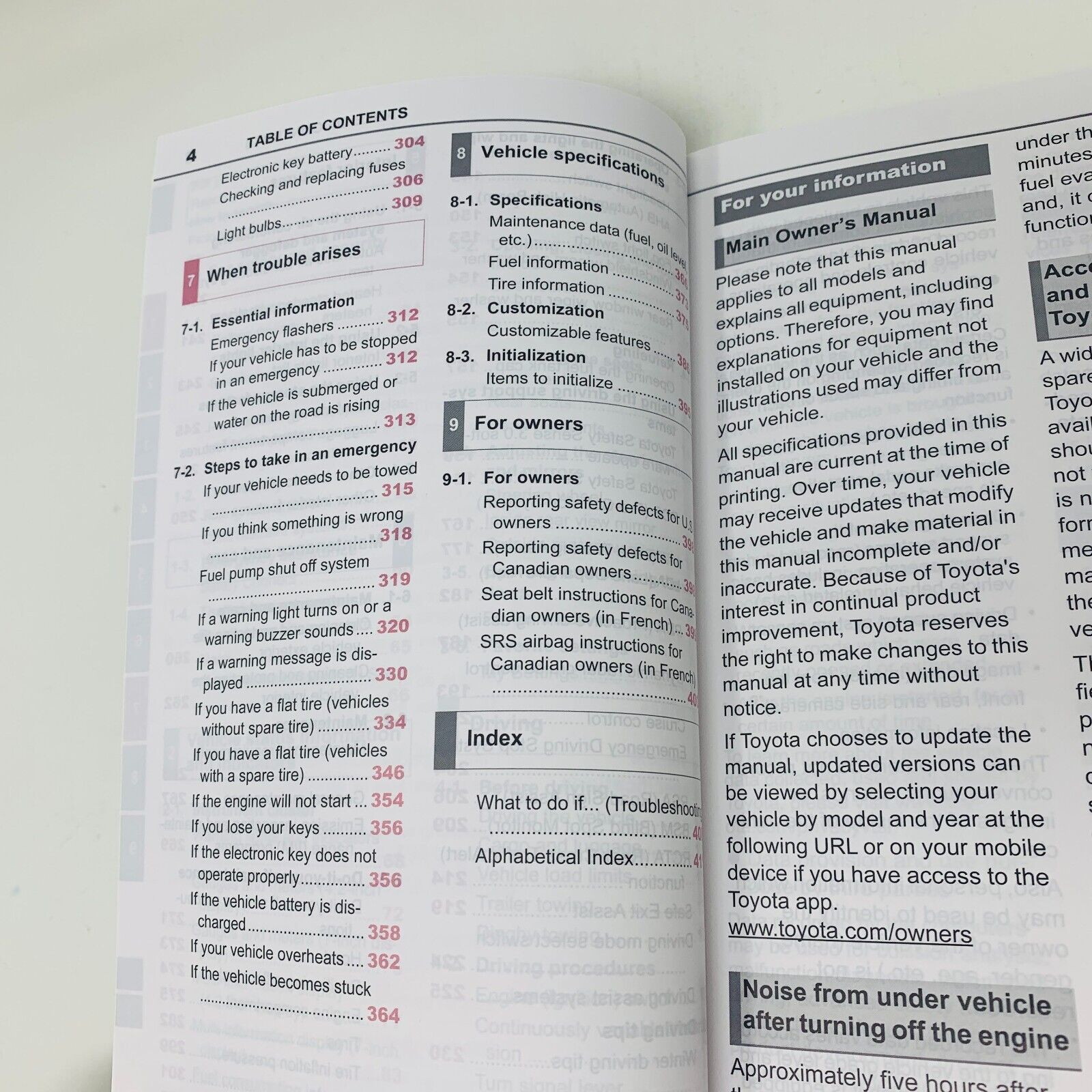 Corolla Hatchback 2023 Owner's Manual by Toyota PB Car Instructions 01999-12S00