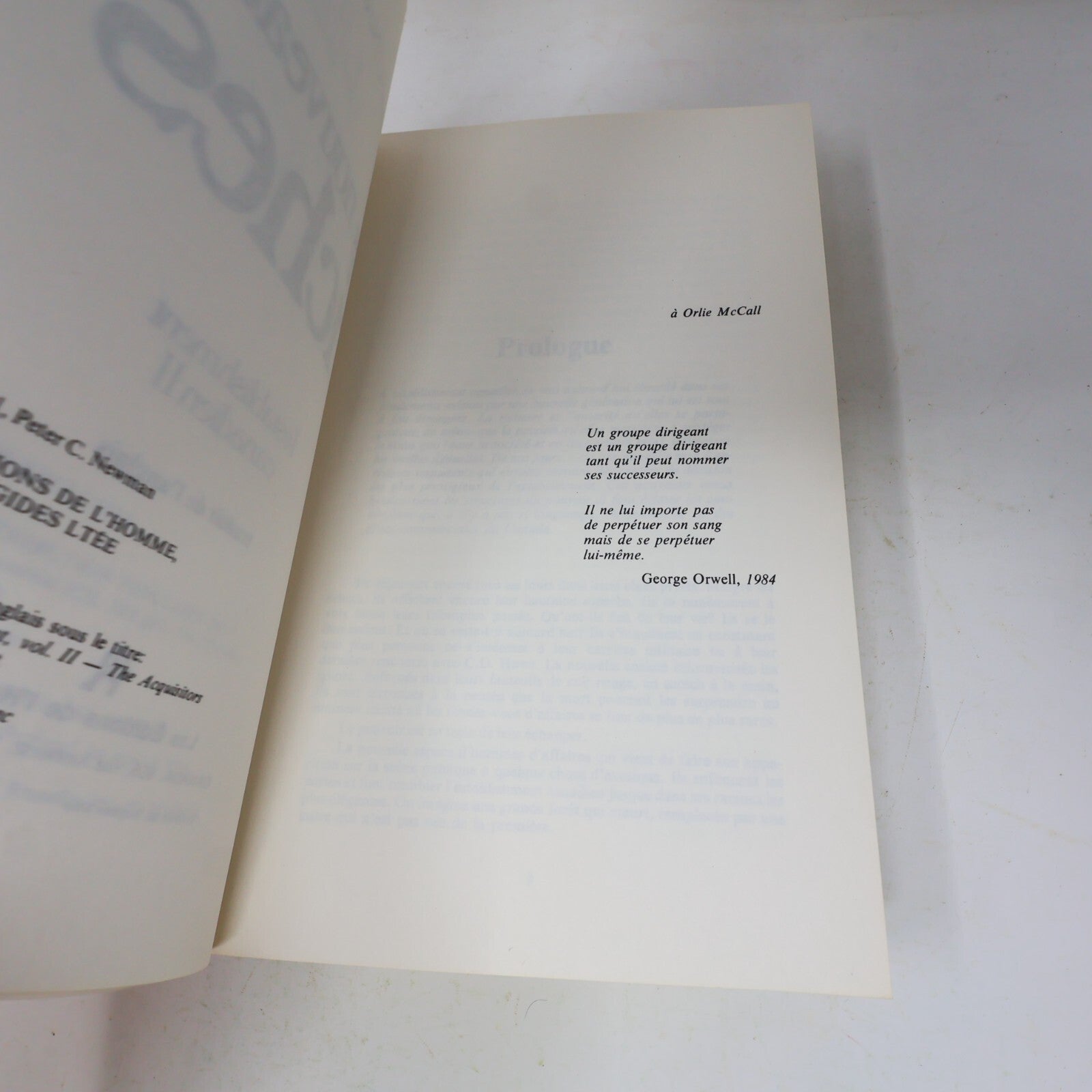 Peter C. Newman La Dynastie des Bronfman L'Establishment Canadien 2 Lot 2 Livres