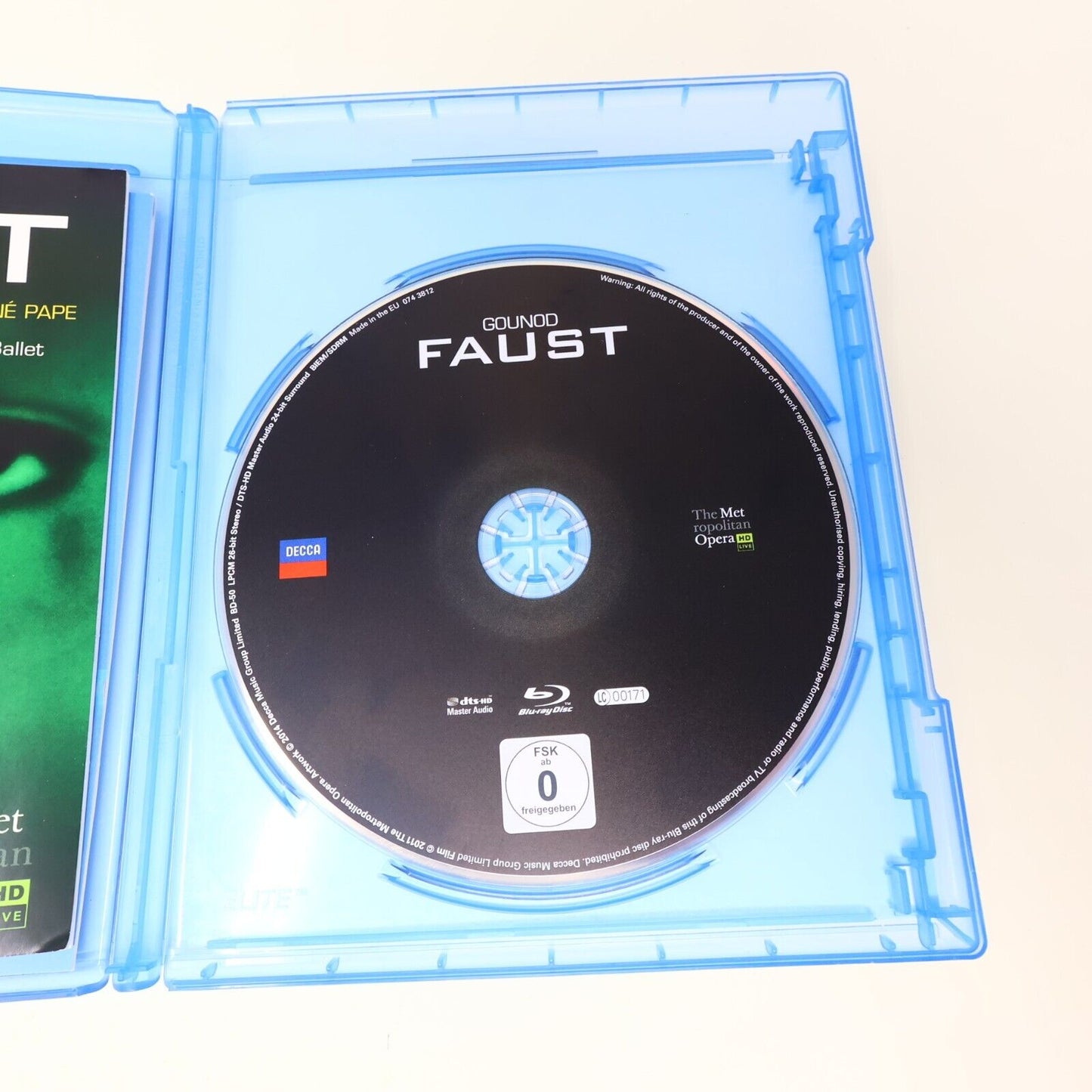 Gounod Faust Blu-Ray Jonas Kaufmann Yannick Nézet-Séguin Metropolitan Opera HD