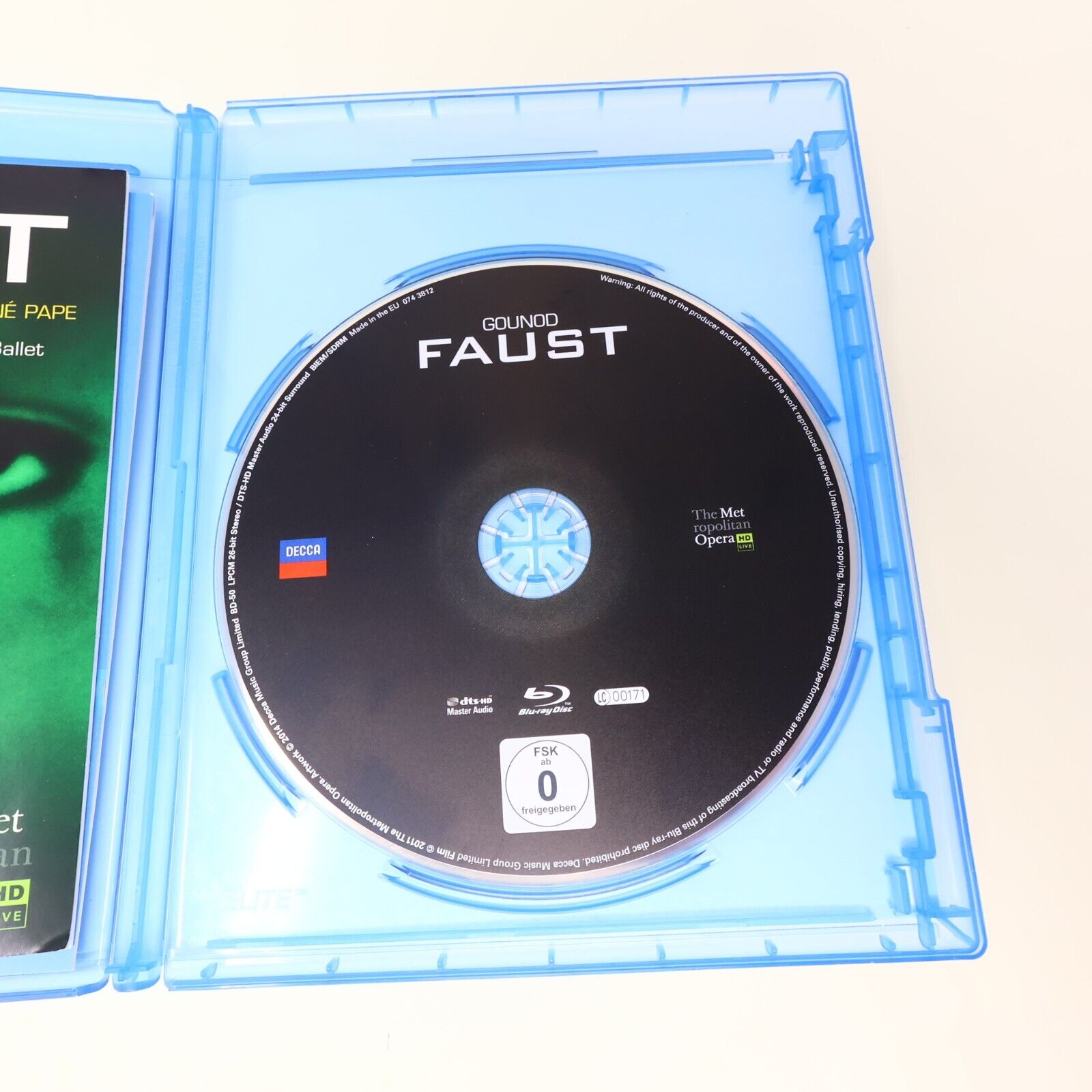 Gounod Faust Blu-Ray Jonas Kaufmann Yannick Nézet-Séguin Metropolitan Opera HD