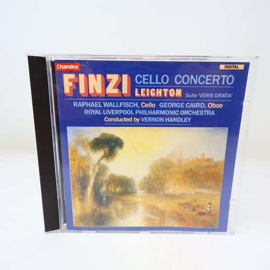 Finzi Cello Concerto Leighton Veris Gratia CD 1986 Classical Chandos Wallfisch