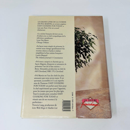 1989 Chef Pol Martin D'un Délice à L'Autre Livre Recettes Cuisine Brimar French