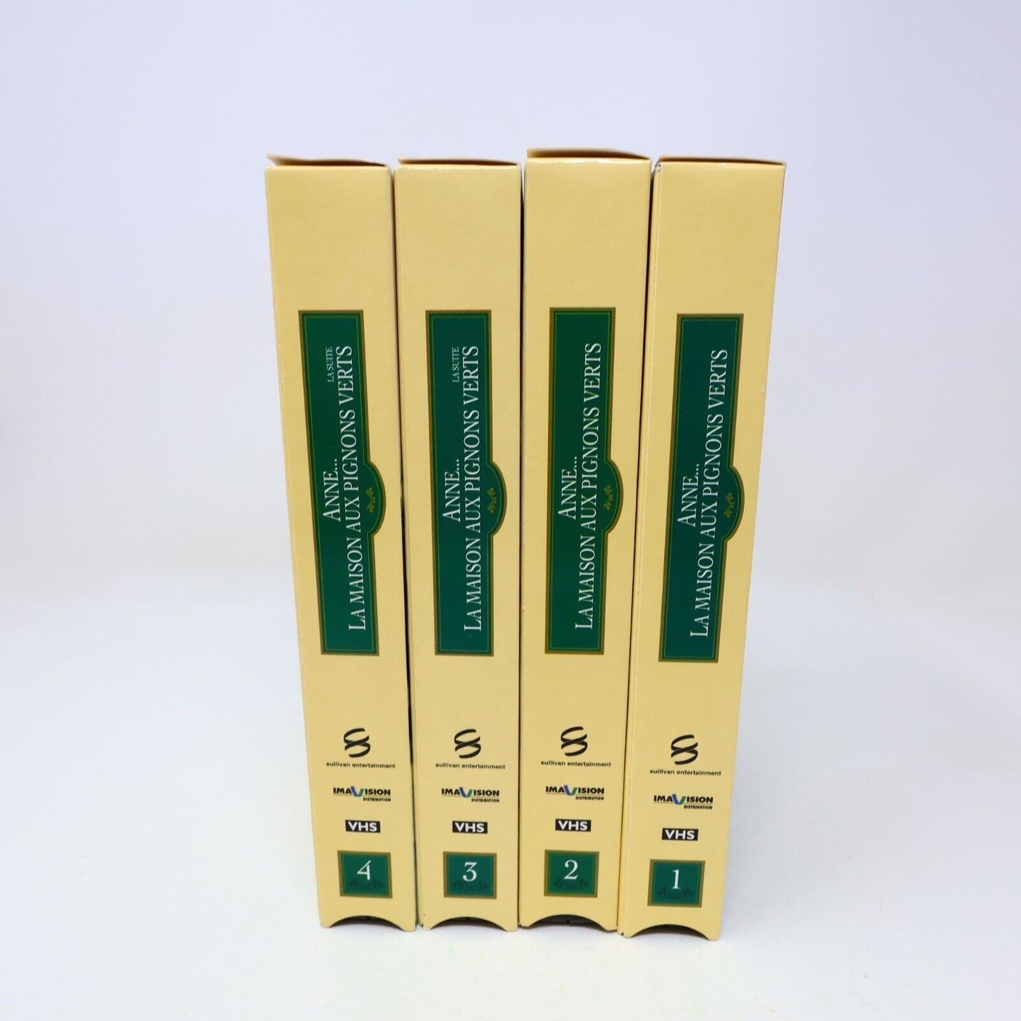 Anne la Maison aux Pignons Verts & la Suite Lot 4 VHS NTSC Testés Megan Follows