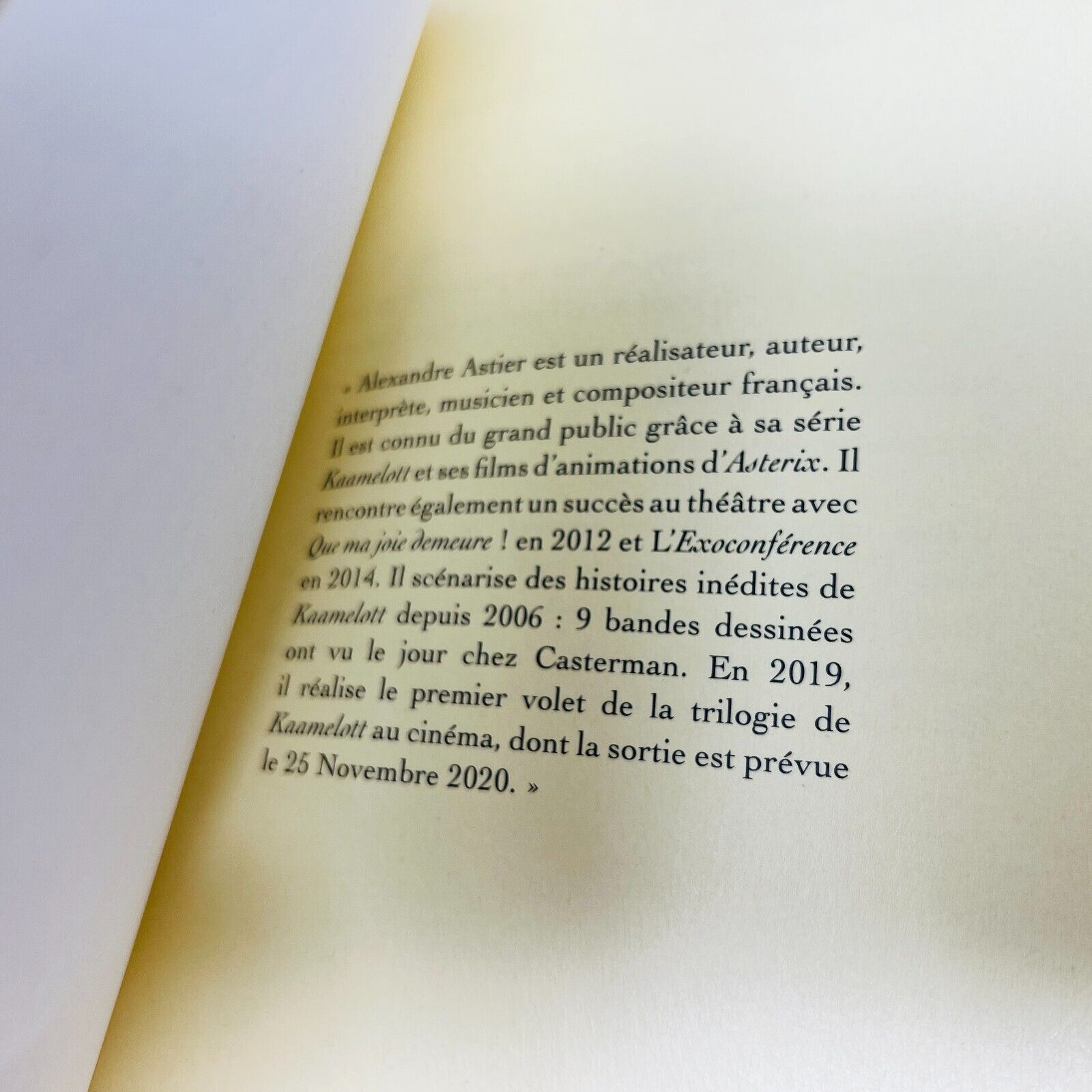 2020 Kamelott Livre V 5 Texte Intégral Épisode 1 à 8 Alexandre Astier Télémasque