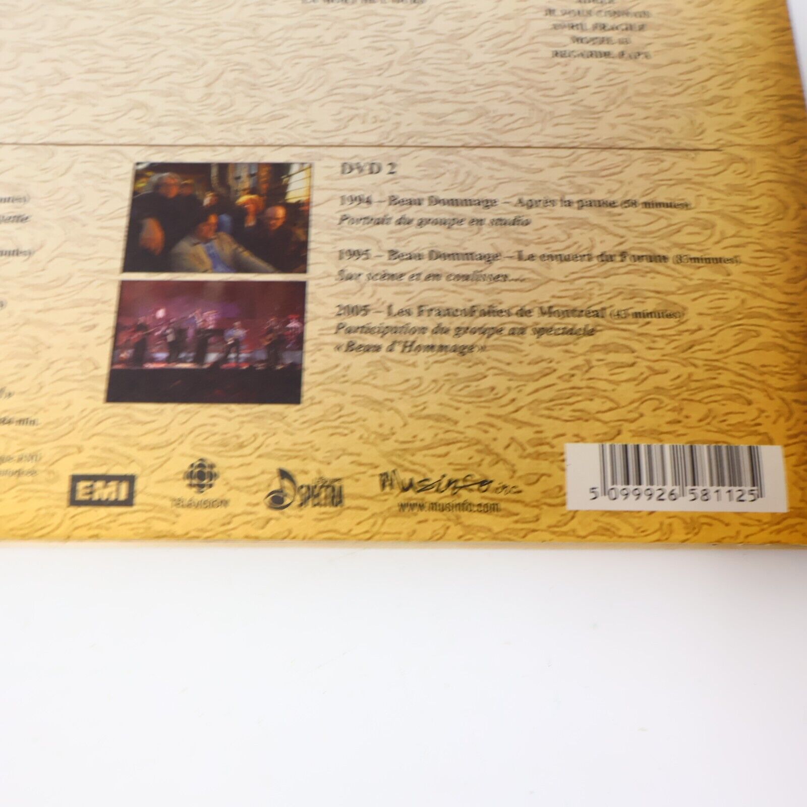 L'Album de Famille Beau Dommage CD + DVD Testé 2009 Québec Michel Rivard Picbois
