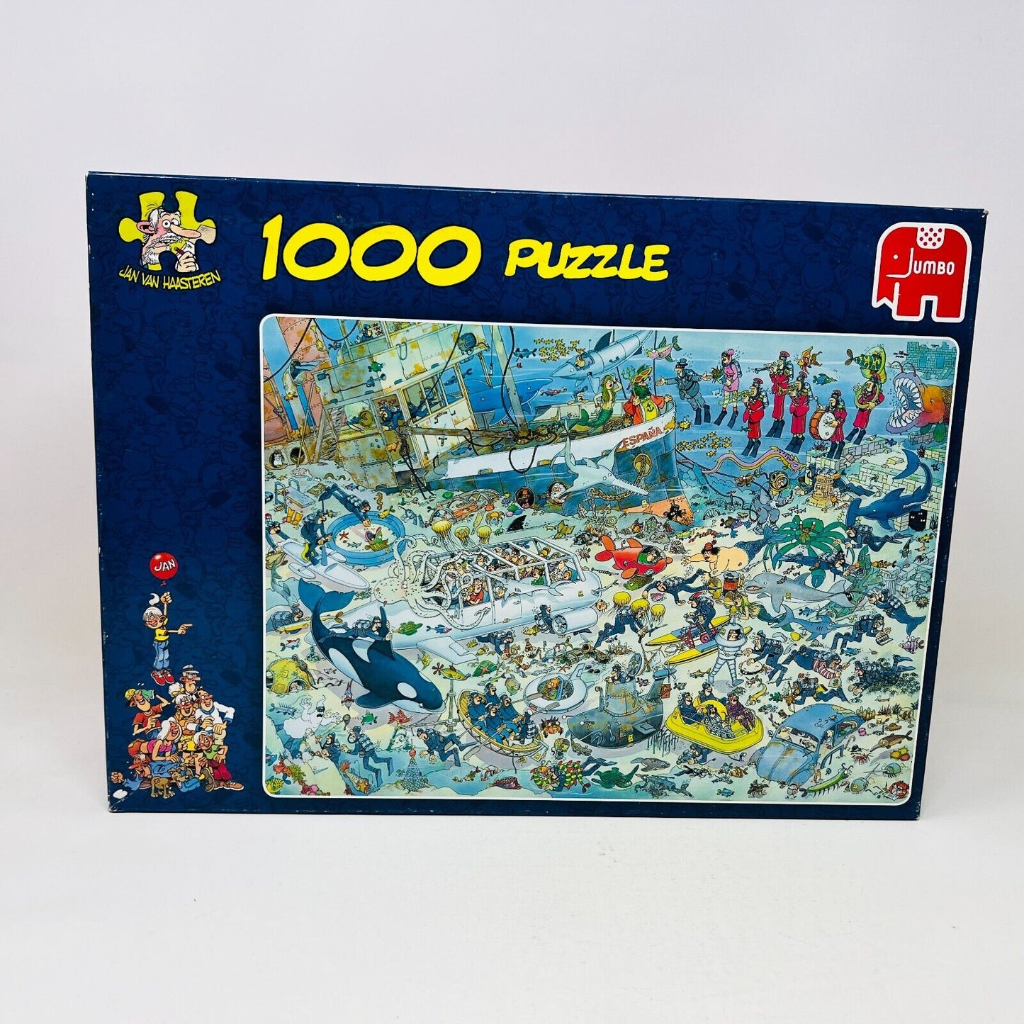 Deep Sea Fun Jumbo 17079 Complete Jigsaw Puzzle by Jan Van Haasteren 1000 Pieces