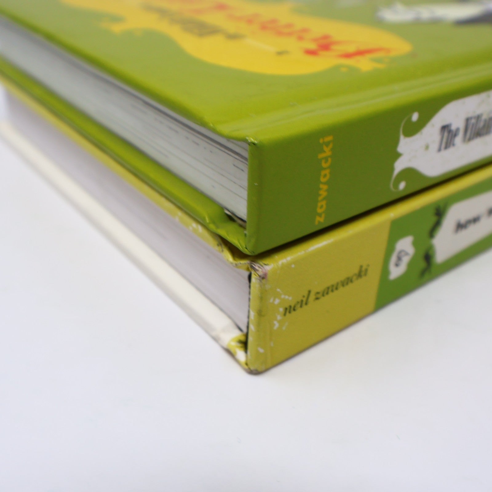 The Villain's Guide to Better Living/How to Be a Villain 2 Books Lot Zawacki HC