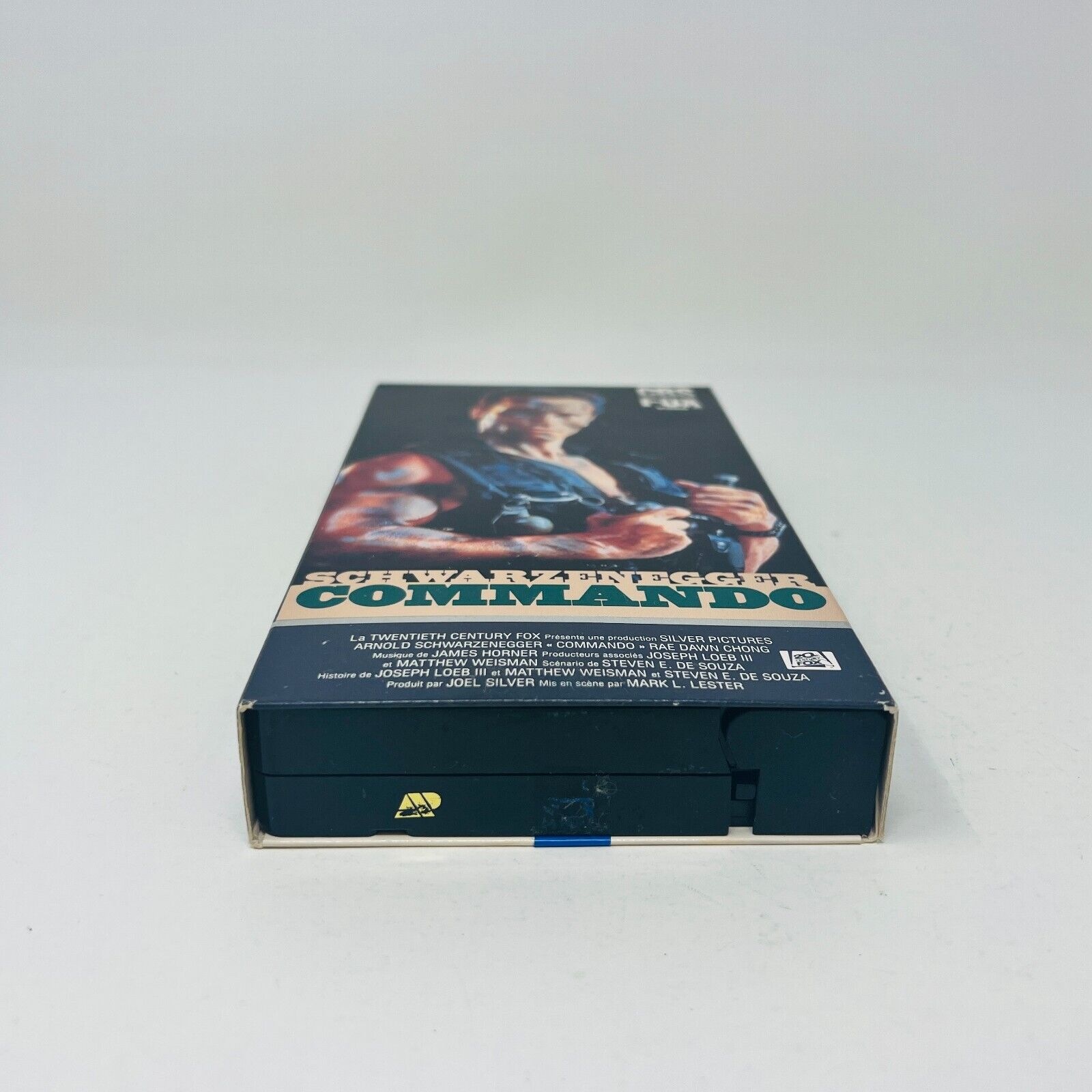 1990 Commando VHS NTSC Testé en Français/French Arnold Schwarzenegger Action