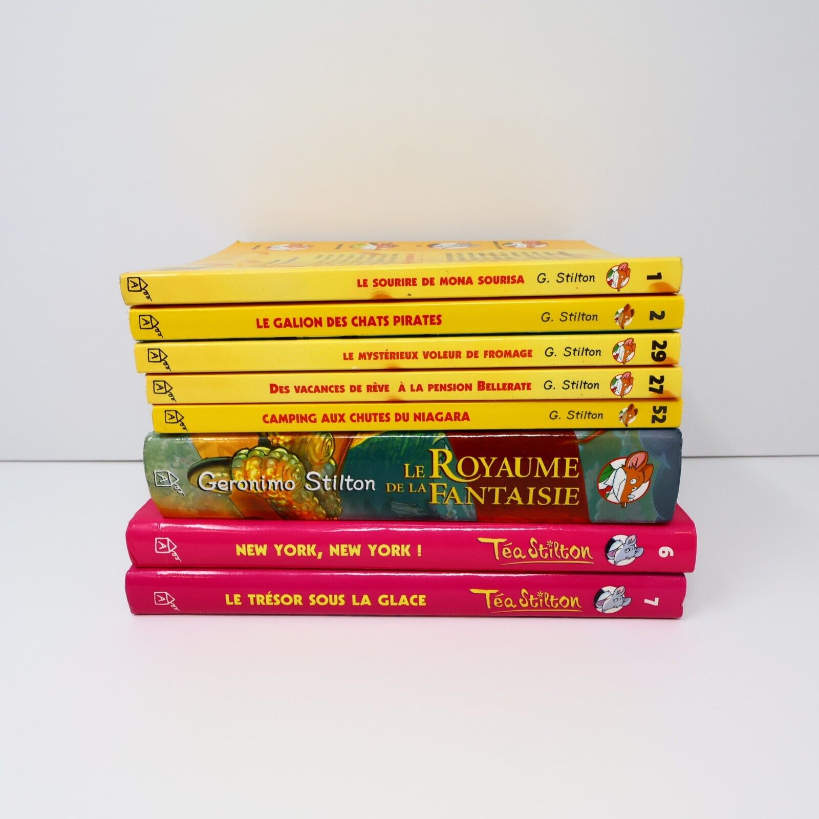 Lot 8 Livres Geronimo/Téa Stilton Stilton Jeunes Enfants Albin Michel Français