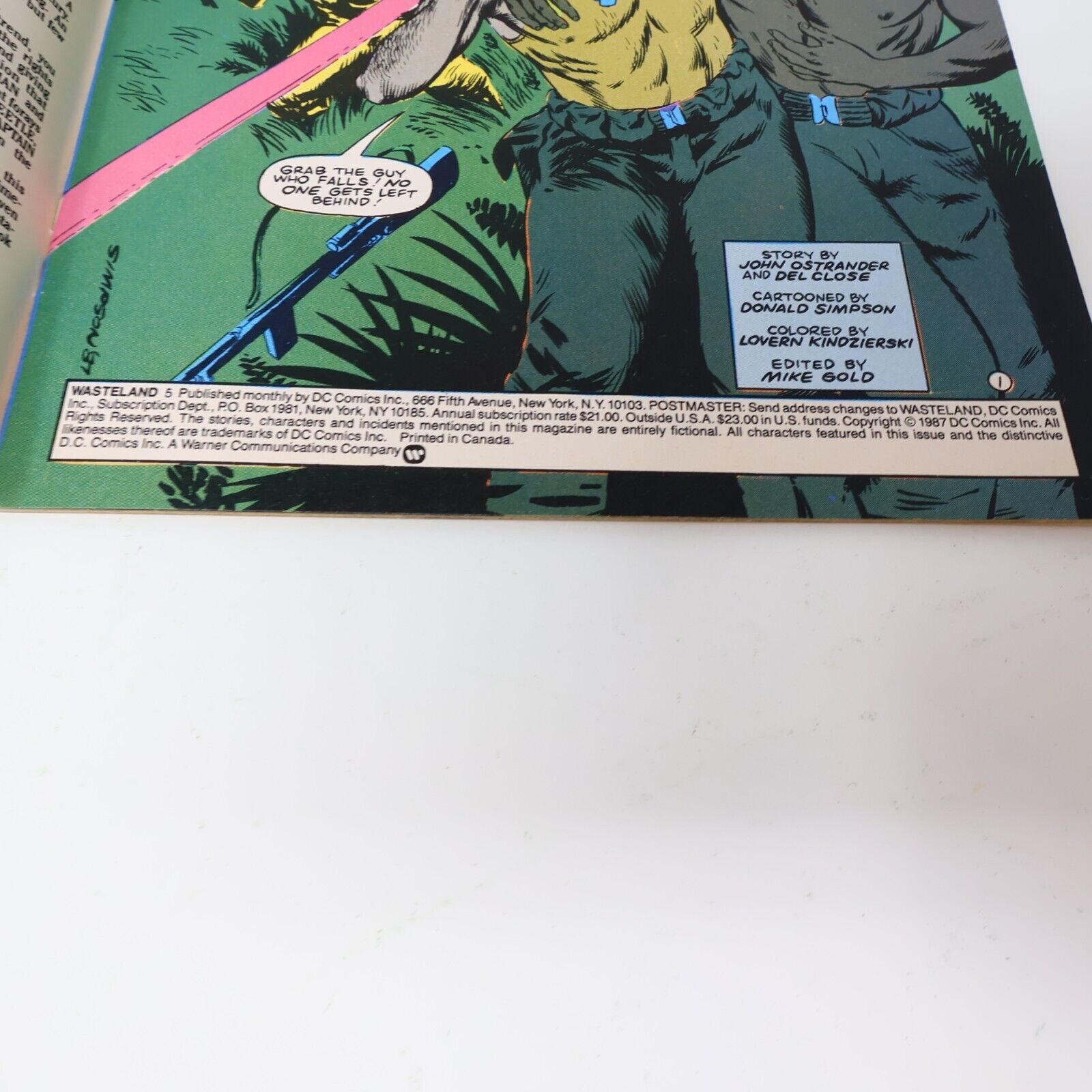 Lot 2 Comics Wasteland #6, 10 Del Close/John Ostrander/David Lloyd DC 1980s