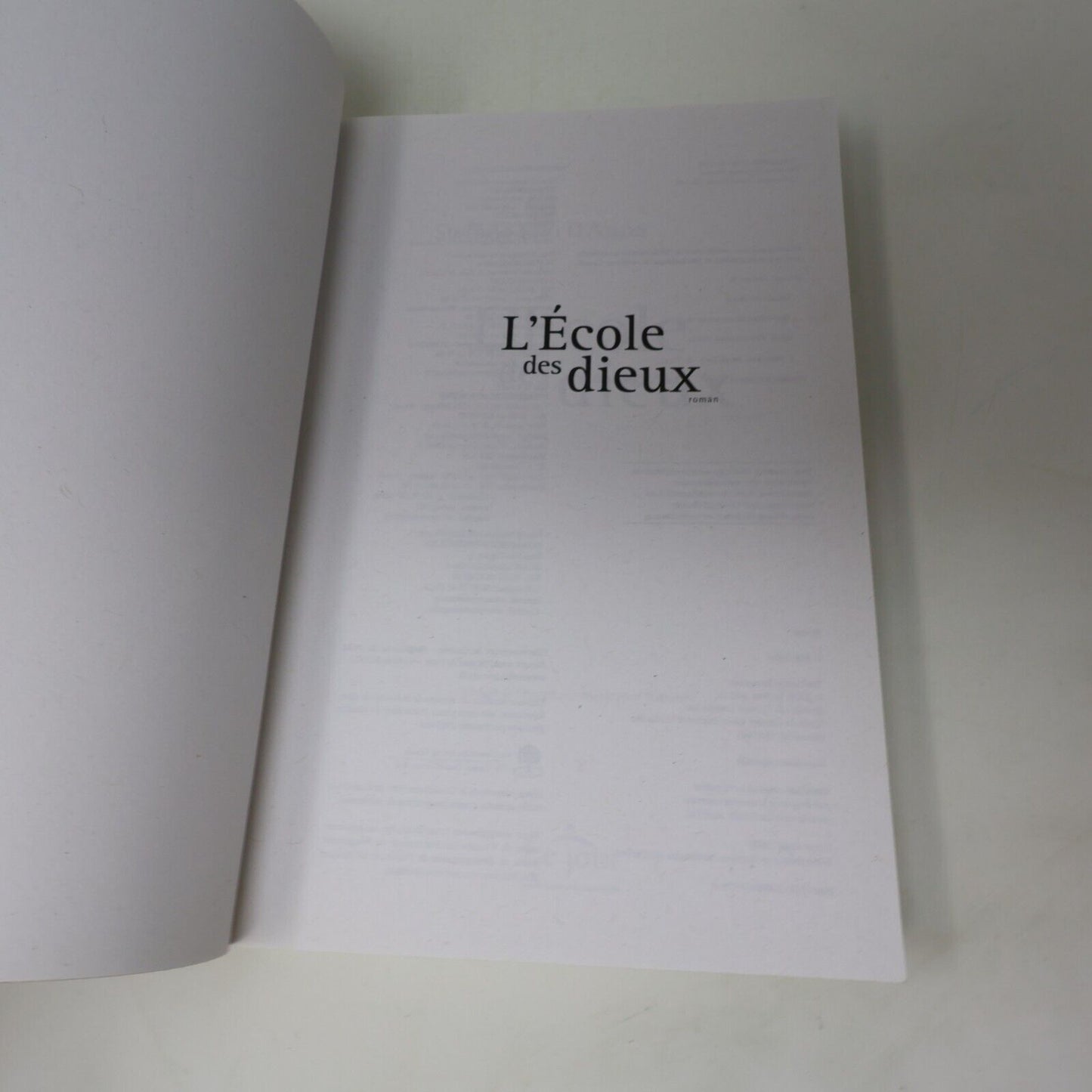 2009 L'École des Dieux de Stefano Elio D'Anna Paperback PB Le Jour Spiritualité