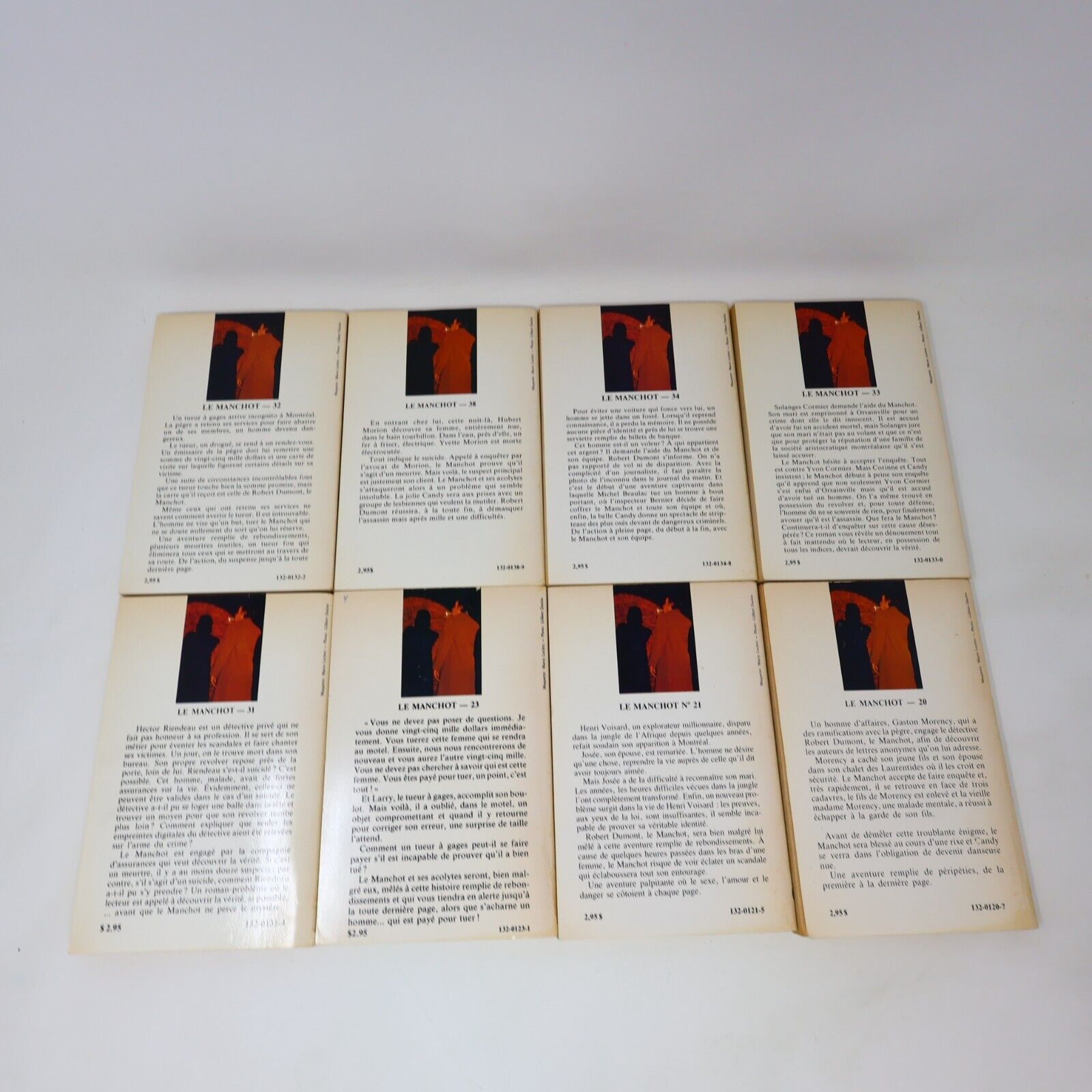 Lot 15 Livres Le Manchot Pierre Saurel Policier Québec Amérique Français French