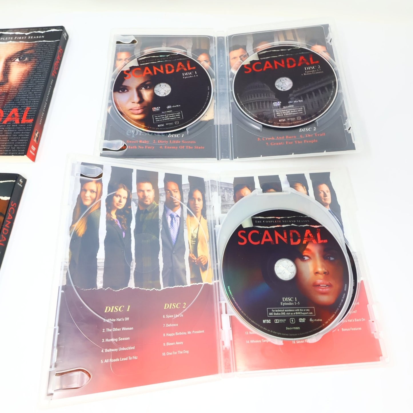 Scandal DVD Seasons #1-2-3 2012-2014 Kerry Washington Tested Region 1 NTSC ABC