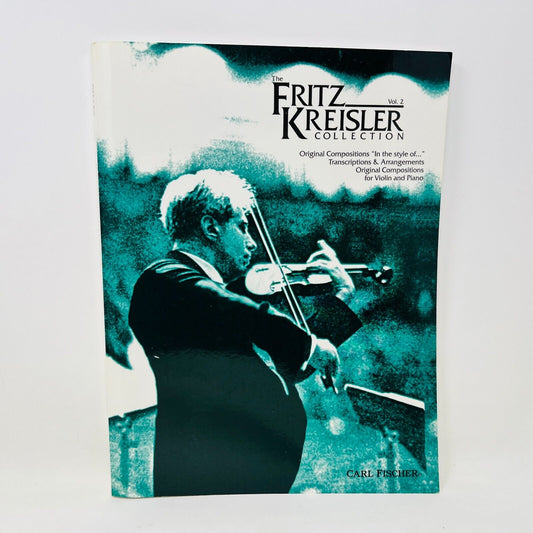 1996 The Fritz Kreisler Collection #2 Songbook Piano & Violin PB Carl Fischer