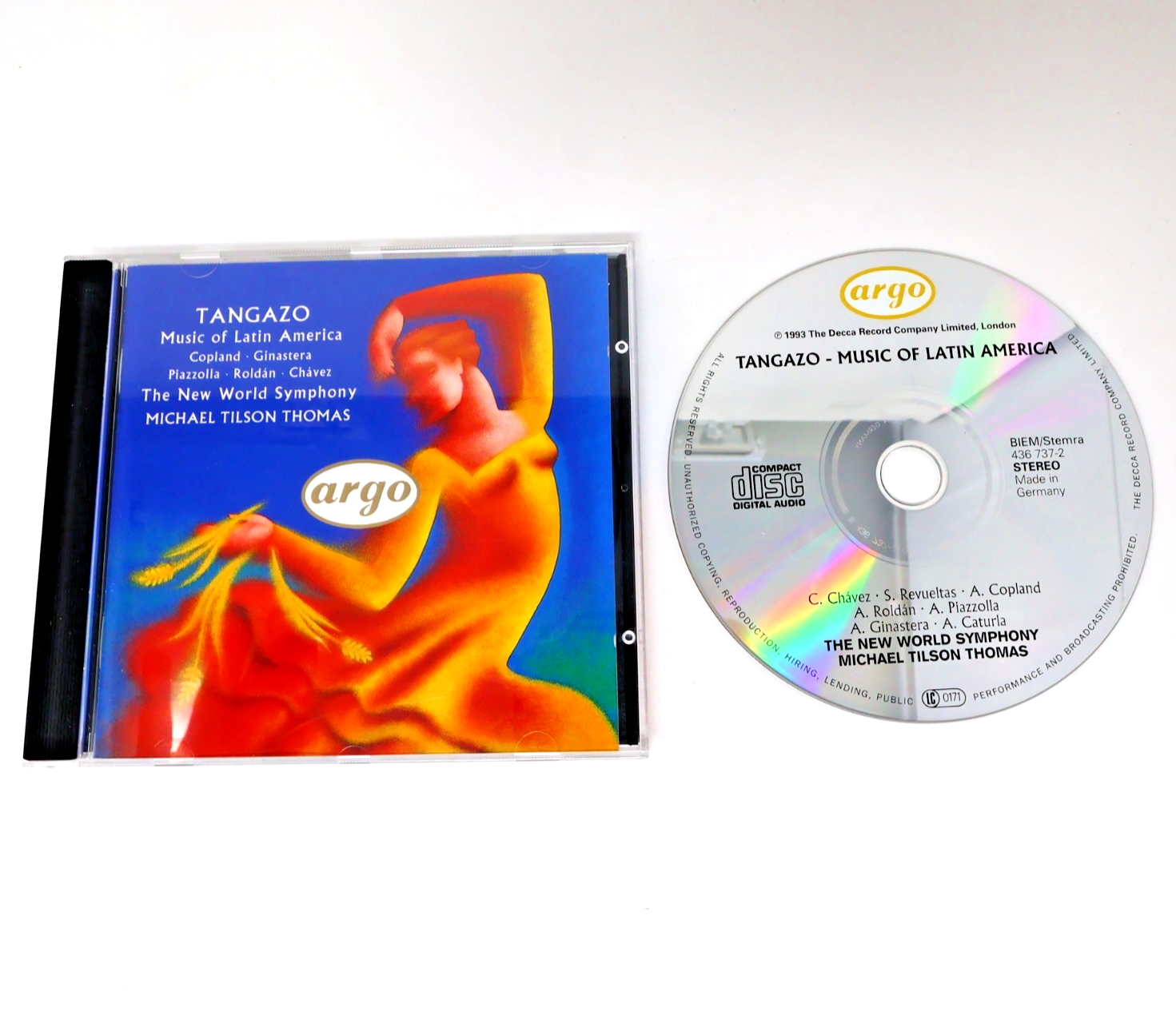 Tangazo Music Of Latin America CD Copland/Ginastera/Piazzolla/Roldán/Chávez