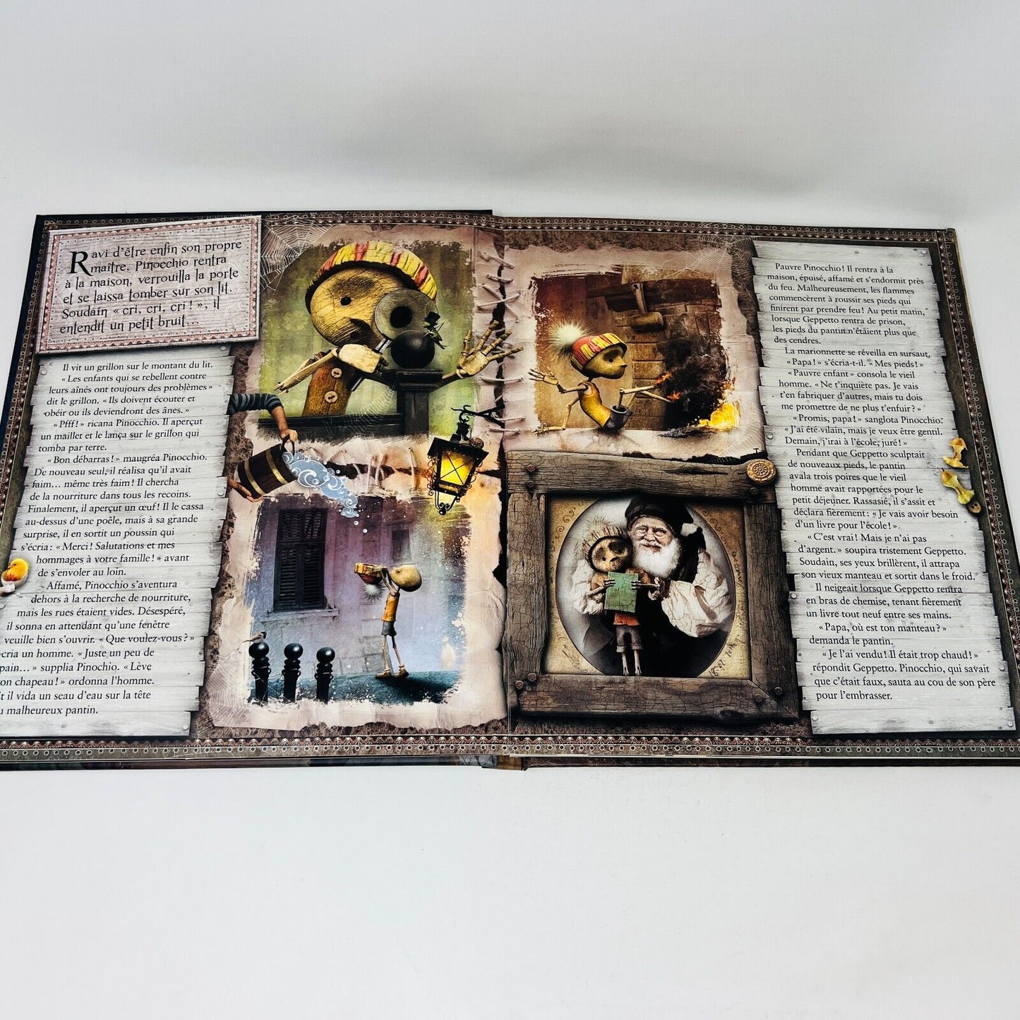 2011 Les Aventures de Pinocchio de Stella Gurney Français Hurtubise Enfants HC