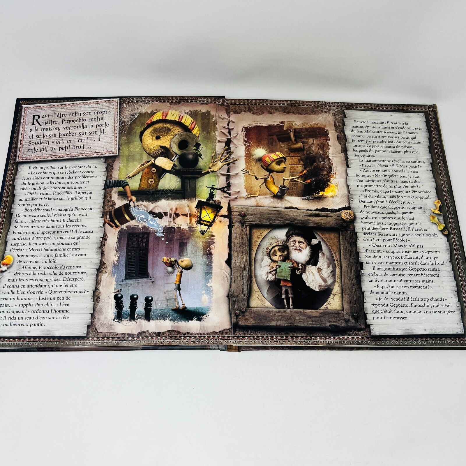 2011 Les Aventures de Pinocchio de Stella Gurney Français Hurtubise Enfants HC