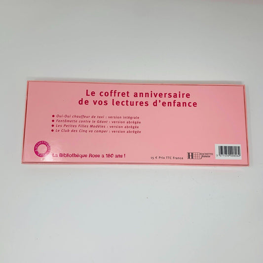 2006 Coffret La Bibliothèque Rose a 150 Ans 4 Livres Miniatures Chaulet Blyton