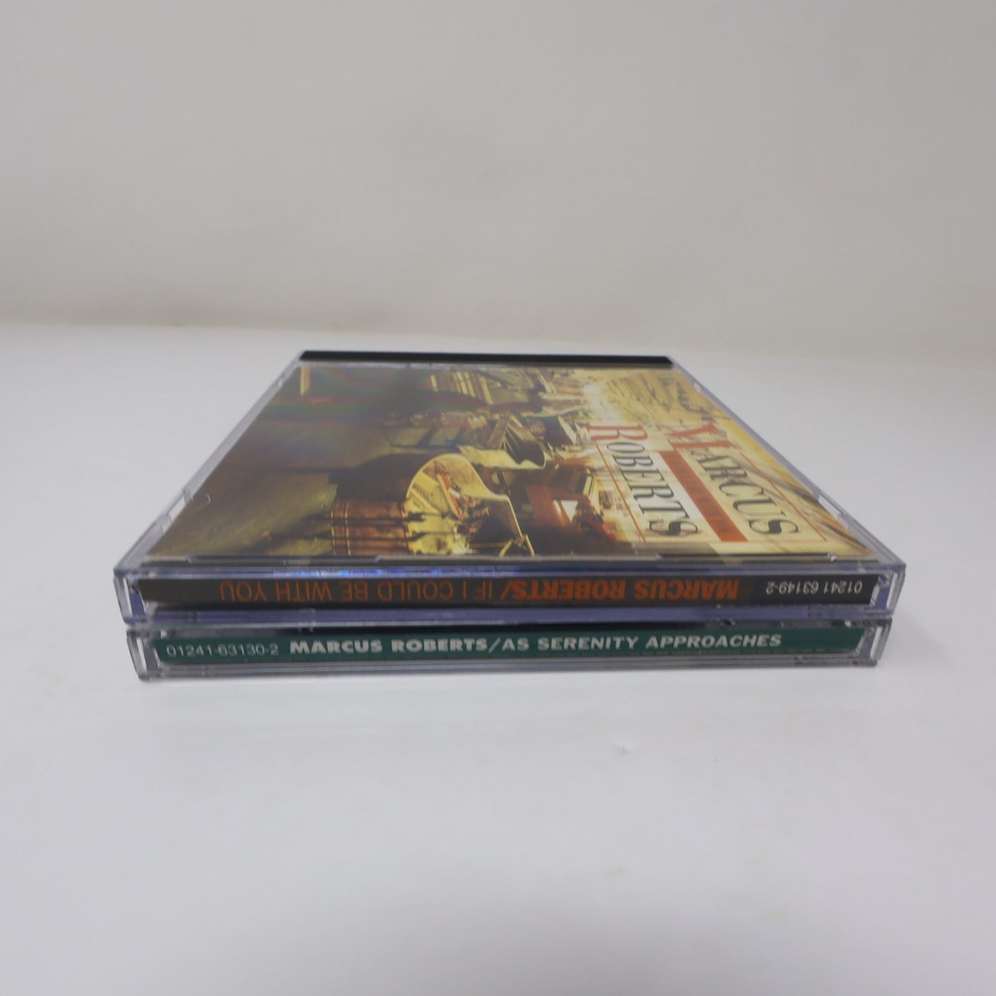 Marcus Roberts 2 CD Lot Novus Jazz As Serenity Approaches/If I Could Be With You