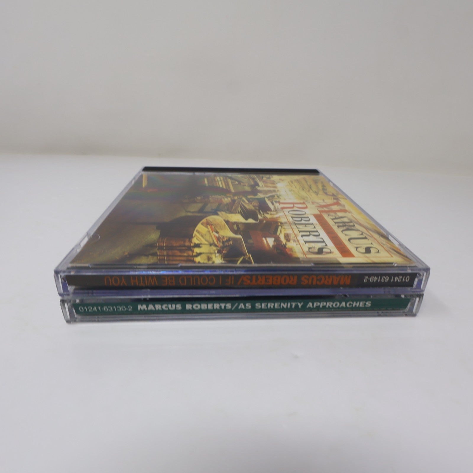 Marcus Roberts 2 CD Lot Novus Jazz As Serenity Approaches/If I Could Be With You