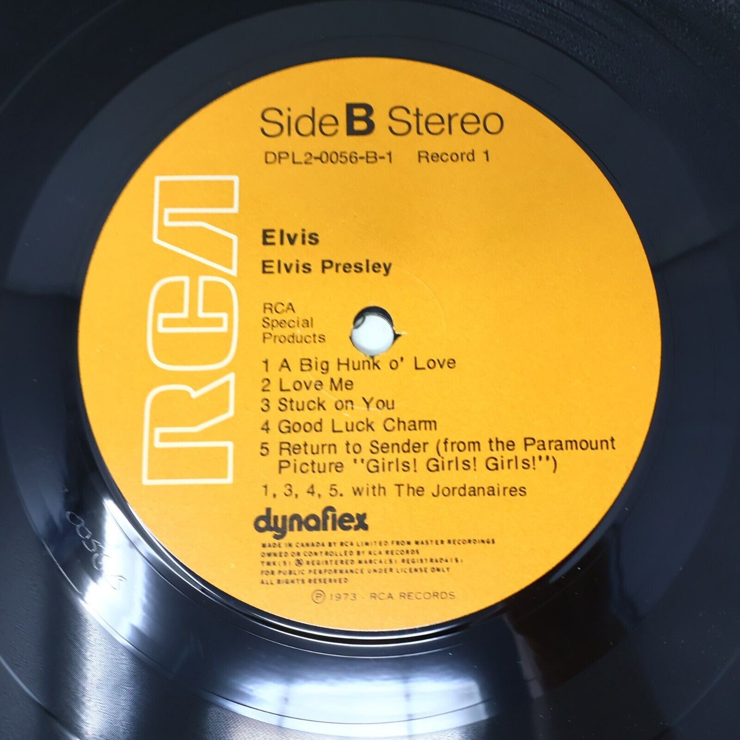 Elvis Presley Elvis Record 2x LP RCA Special Products DPL2-0056(e) 1973 Canada