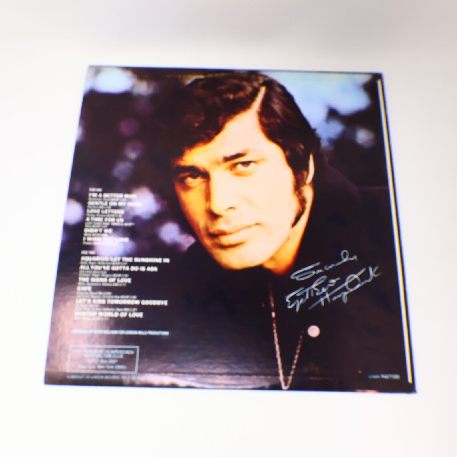 Engelbert Humperdinck Self Titled LP Record Vinyl Parrot PAS 71030 Canada 1969