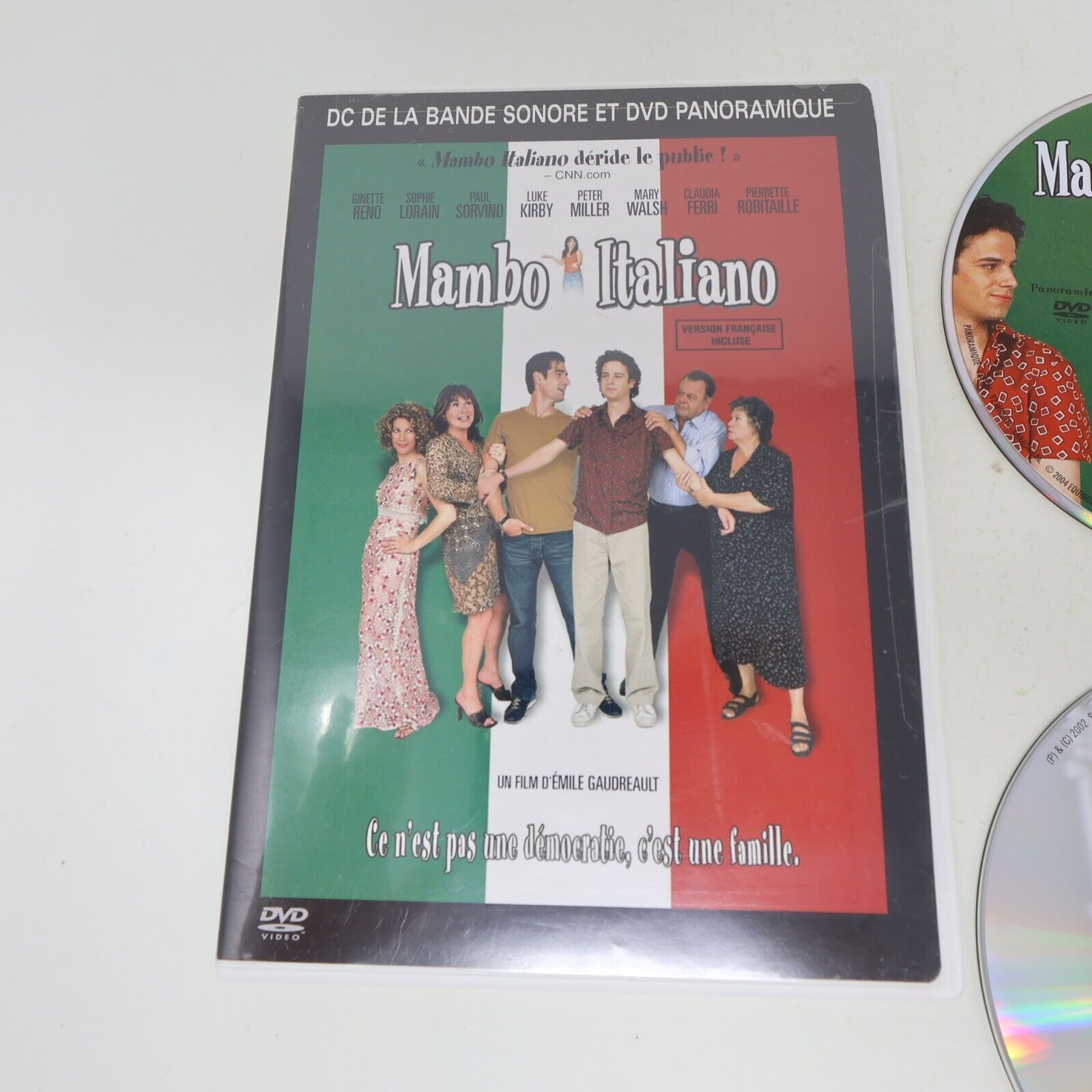 Mambo Italiano DVD & CD Film Ginette Reno Sophie Lorrain Testé Français English
