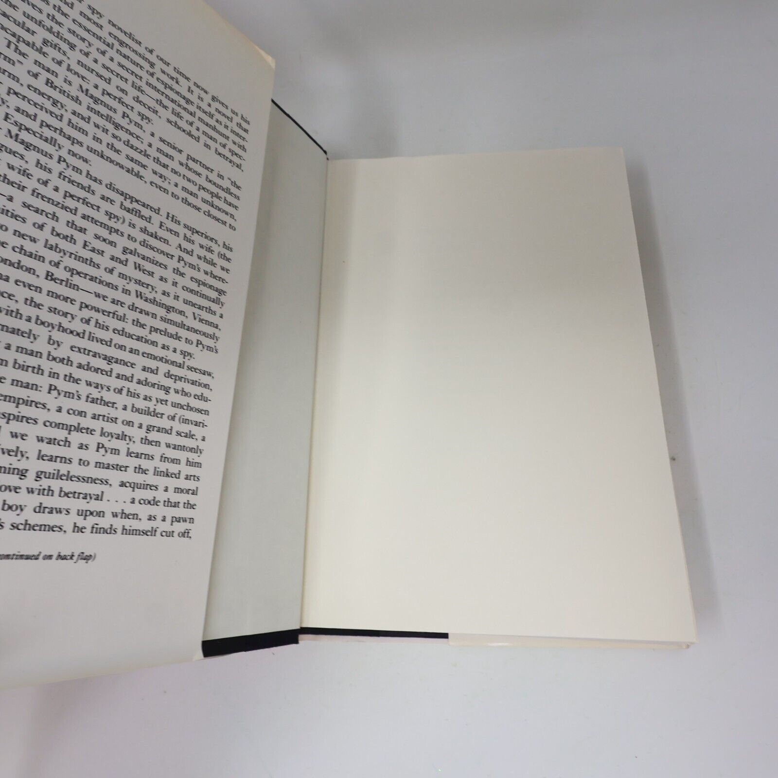 1986 A Perfect Spy John le Carré Thriller Mystery Espionage 1st Edition Knopf HC