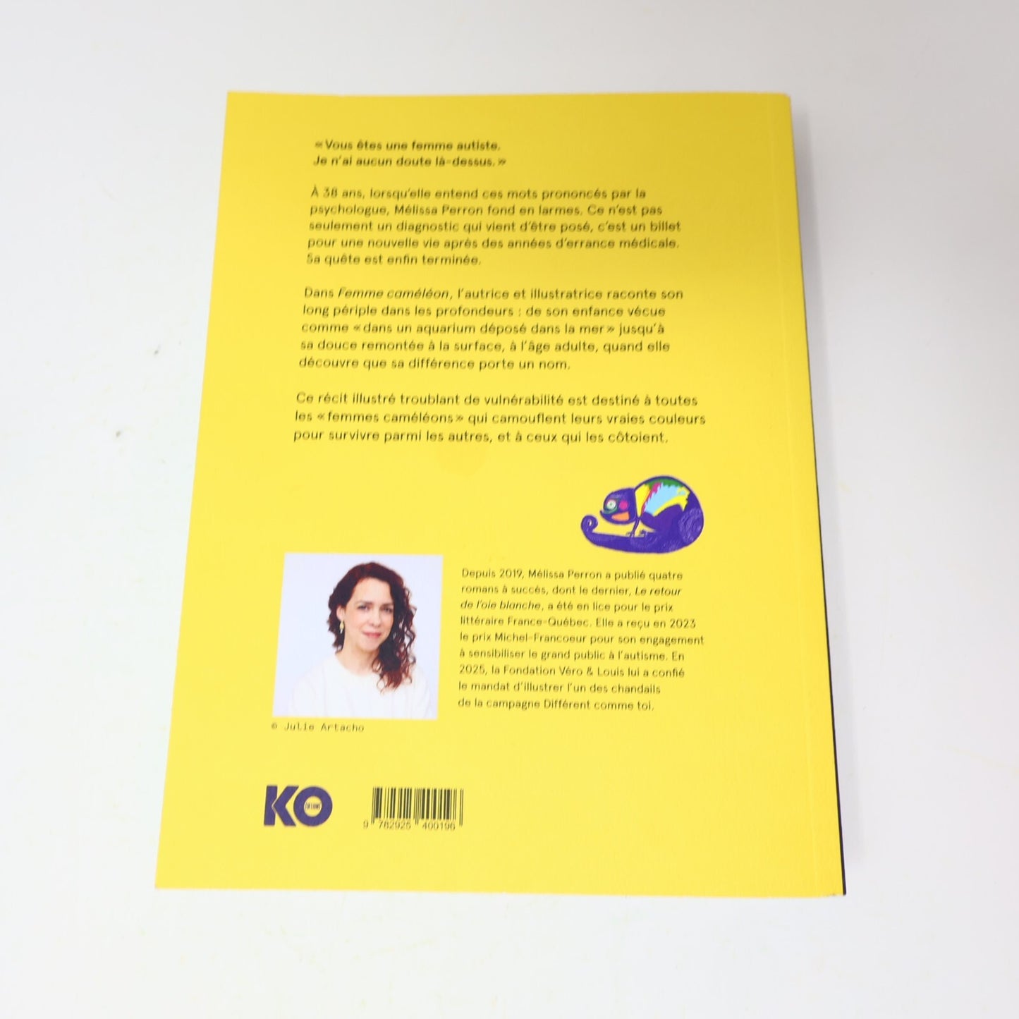 2025 Femme Caméléon Mélissa Perron Ko Editions Autisme Québec Français Paperback