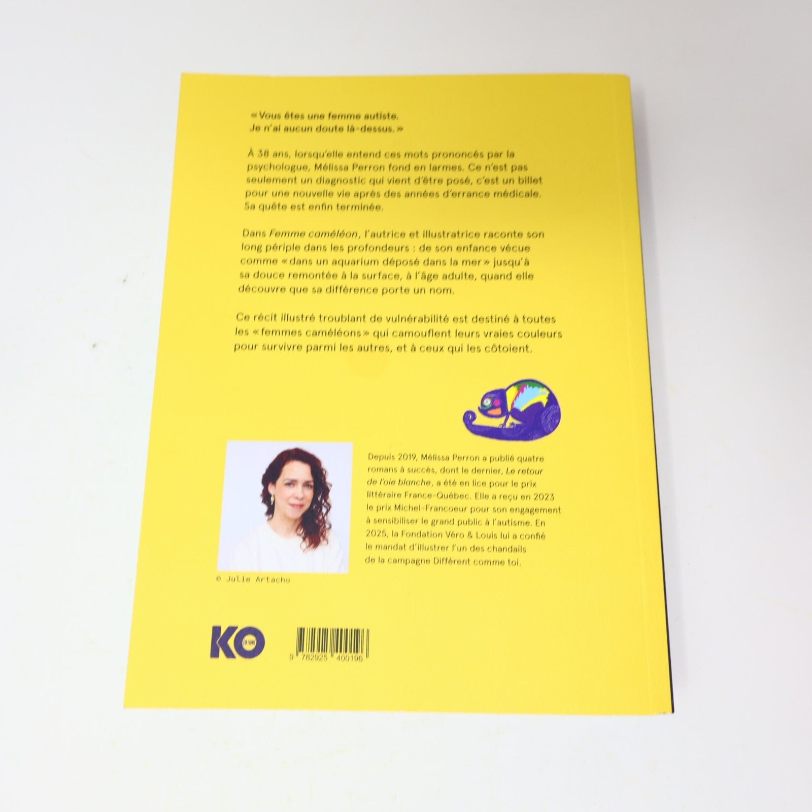 2025 Femme Caméléon Mélissa Perron Ko Editions Autisme Québec Français Paperback