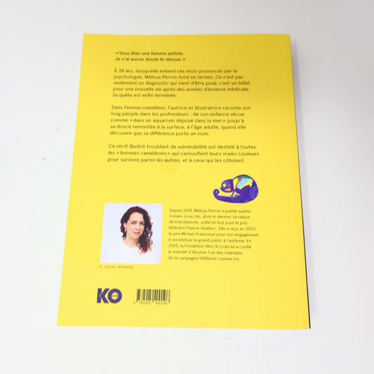 2025 Femme Caméléon Mélissa Perron Ko Editions Autisme Québec Français Paperback
