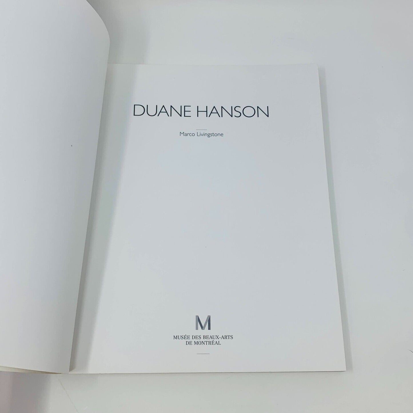 1994 Duane Hanson Musée des Beaux-Arts de Montréal Français Livre Sculptures 