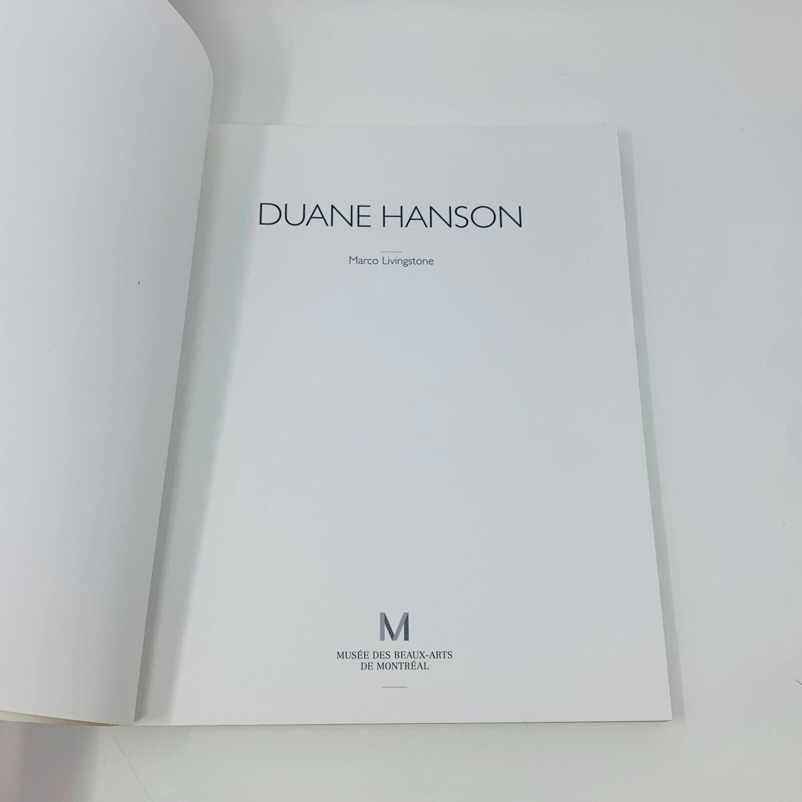 1994 Duane Hanson Musée des Beaux-Arts de Montréal Français Livre Sculptures 