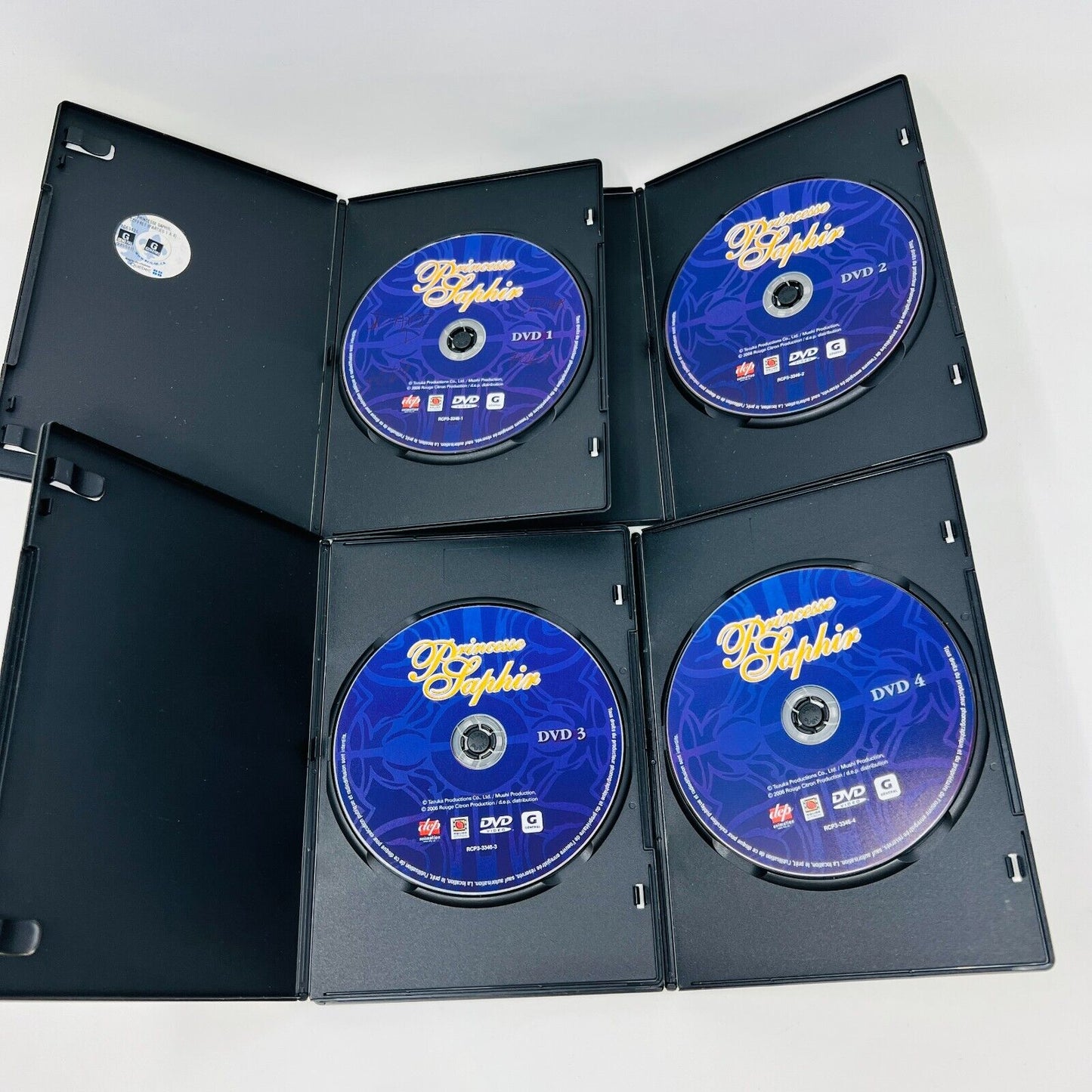 Coffret Princesse Saphir DVD Testé Série Enfants NTSC DEP en Français/French 4:3