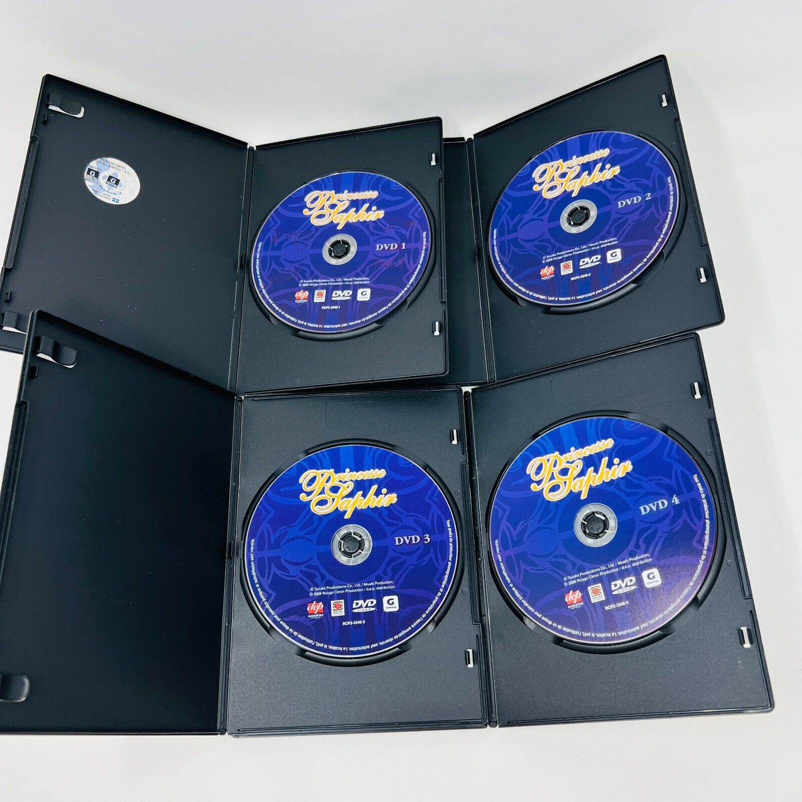 Coffret Princesse Saphir DVD Testé Série Enfants NTSC DEP en Français/French 4:3