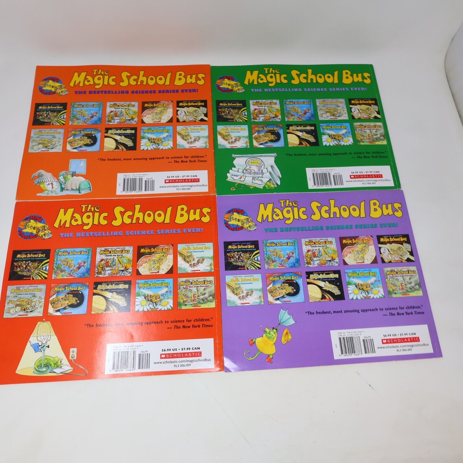 The Magic School Bus Lot 8 Books Joanna Cole Illustrated Scholastic 90s Science