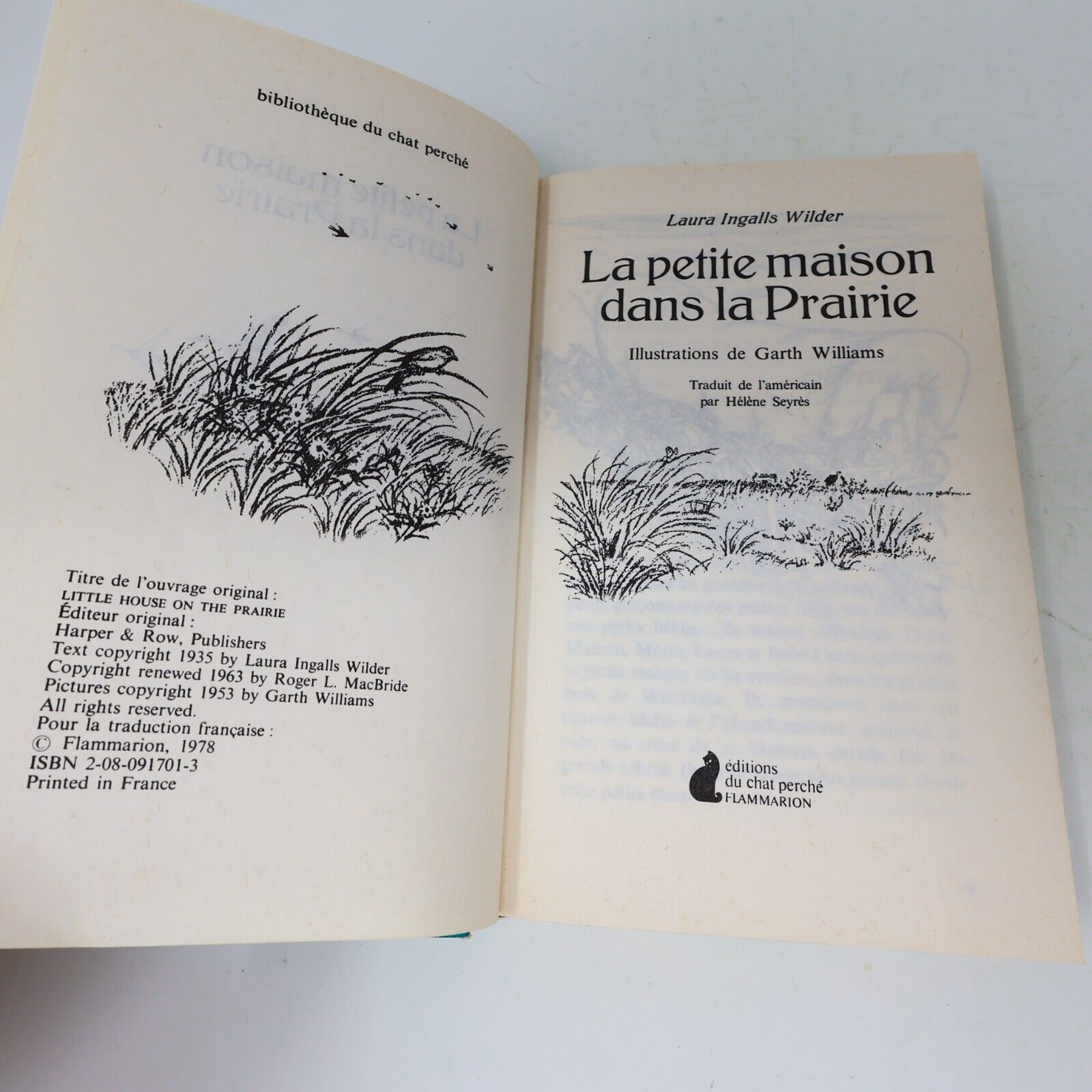 Lot 8 Livres La Petite Maison dans la Prairie #1-8 Laura Ingalls Wilder French