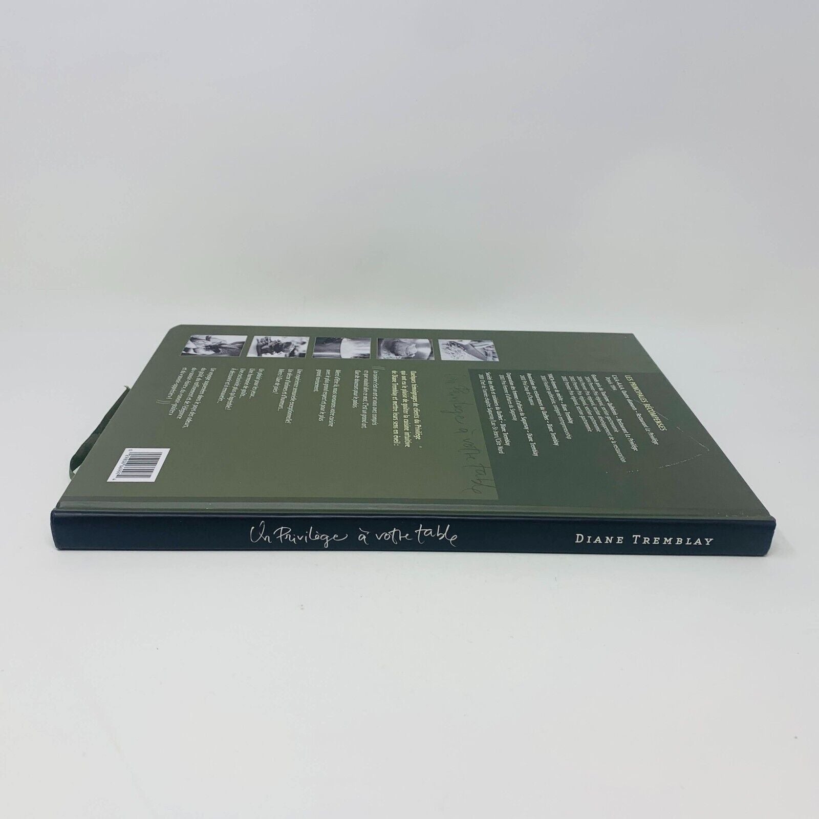 2004 Un Privilège à Votre Table Livre Cuisine Recettes Chef Diane Tremblay Signé