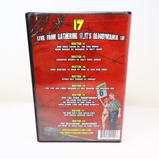 JCW Juggalo Championship Wrestling Bloodymania #10 DVD 2017 Live NTSC Swoggle