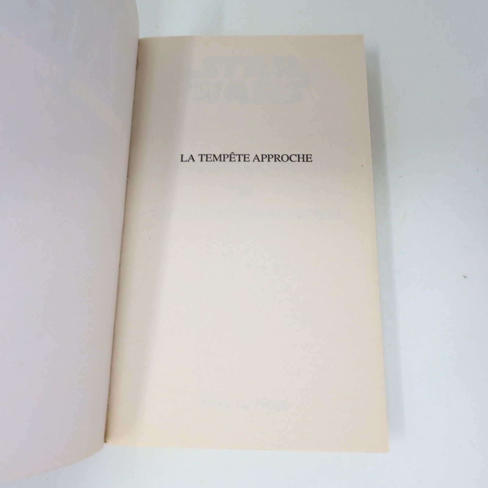 1999 La Tempête Approche La Crise de la Flotte Noire #1 Star Wars Paperback PB