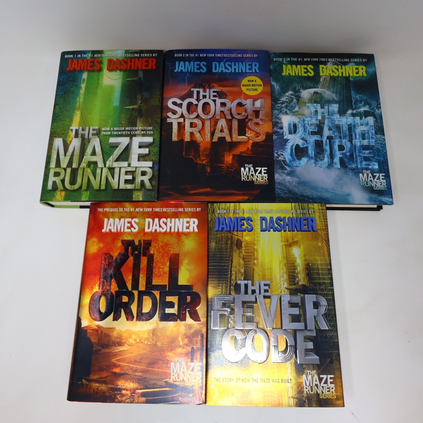 2016 The Maze Runner Series Box Set #1-3, Prequel 1-2 by James Dashner Delacorte