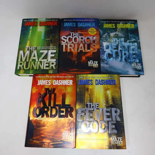 2016 The Maze Runner Series Box Set #1-3, Prequel 1-2 by James Dashner Delacorte