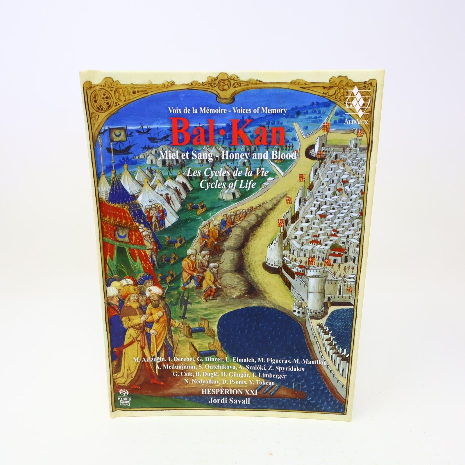 2013 Bal Kan Miel & Sang / Honey & Blood CD Jordi Savall Hespèrion XXI Alia Vox