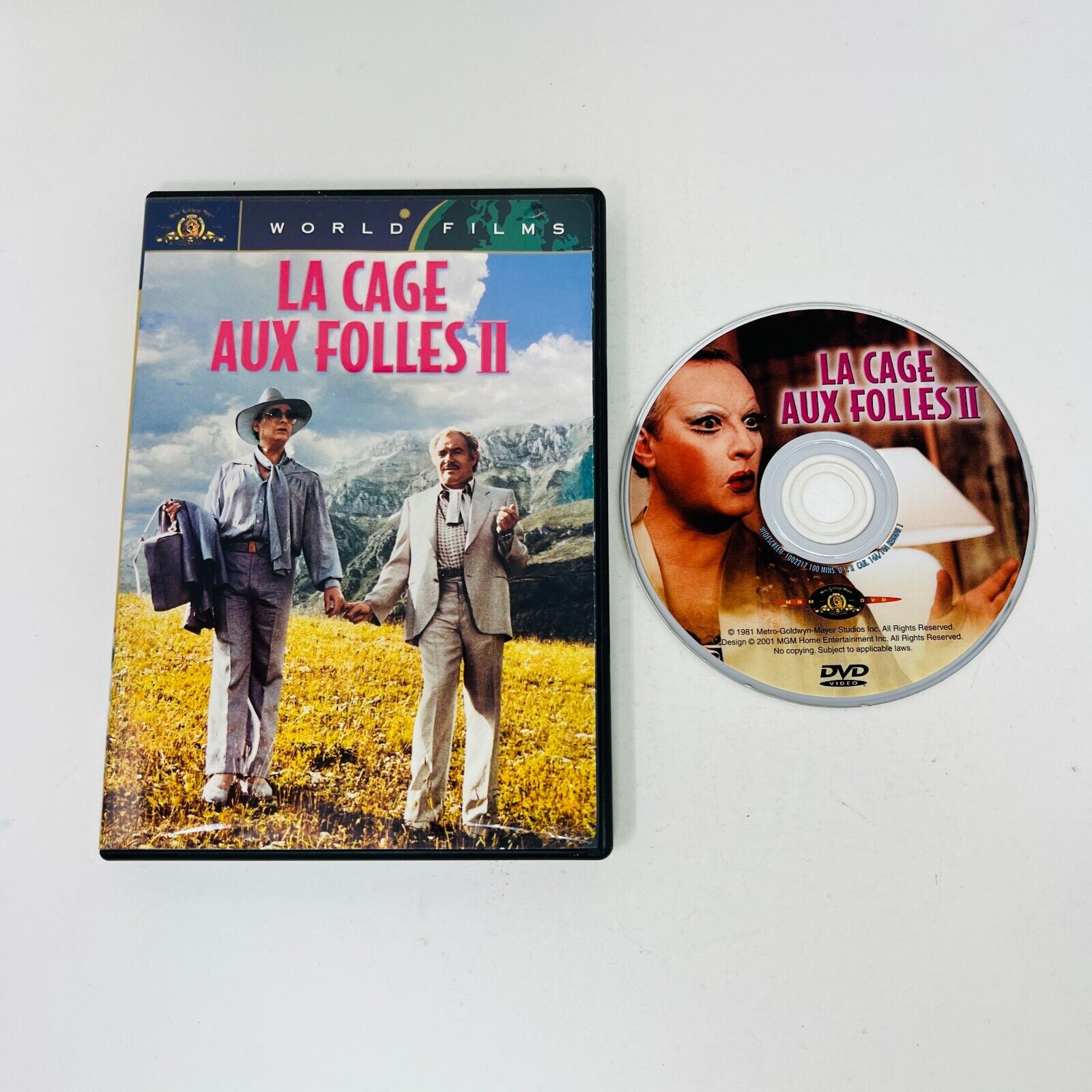 2001 La Cage Aux Folles II #2 DVD Tested English/Spanish/Français Region 1 NTSC