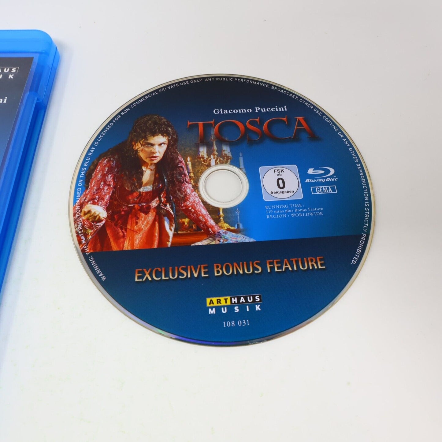 Giacomo Puccini Tosca Arena di Verona Orchestra 2011 Blu-Ray Daniel Oren Tested