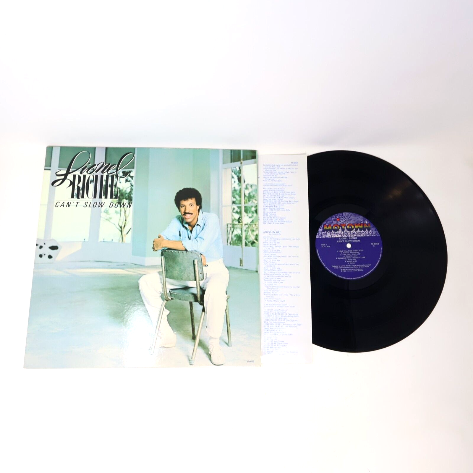Lionel Richie Can't Slow Down LP Record Motown M-6059 1983 Canada All Night Long