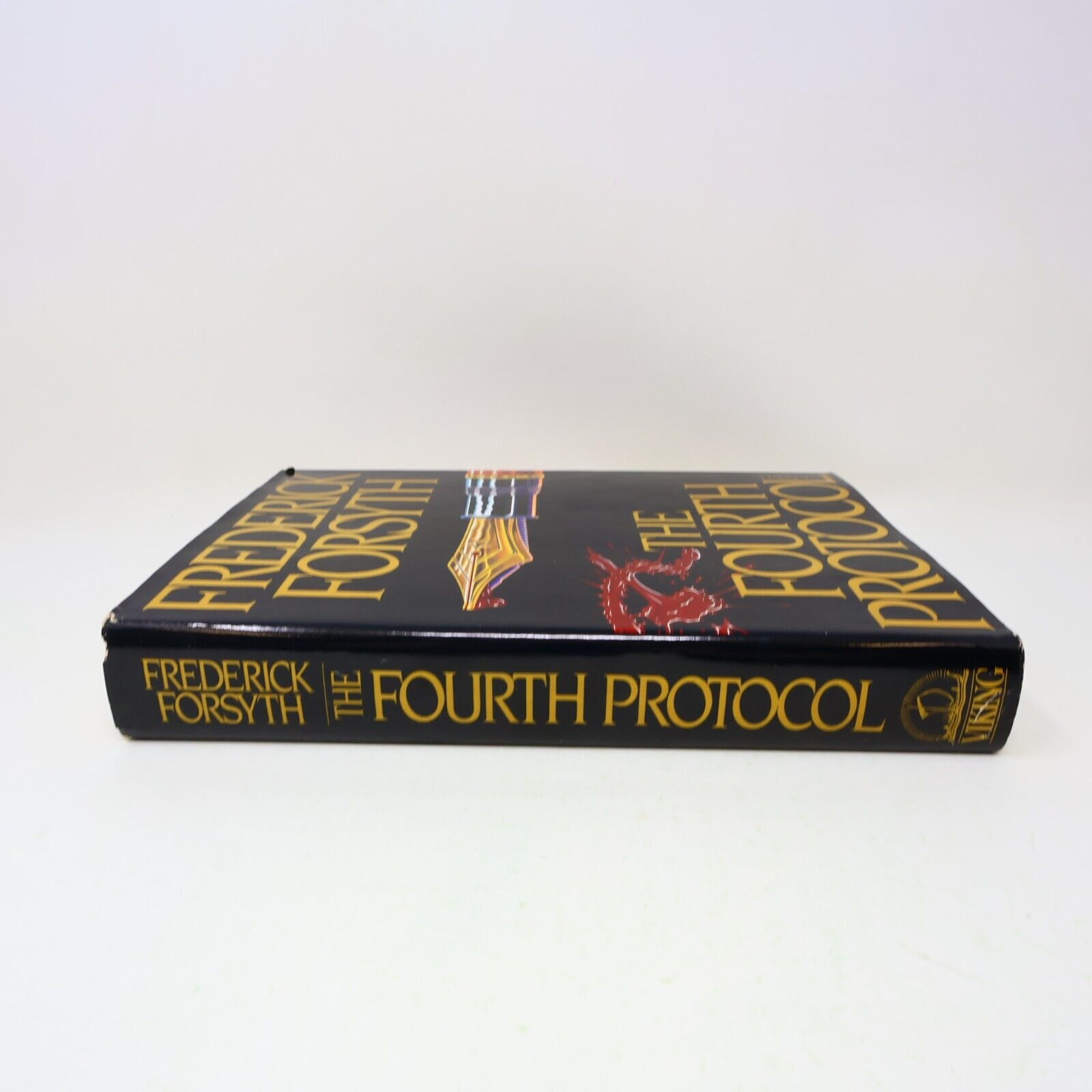 1984 The Fourth Protocol Frederick Forsyth Viking Hardcover HC Espionage Spy 80s