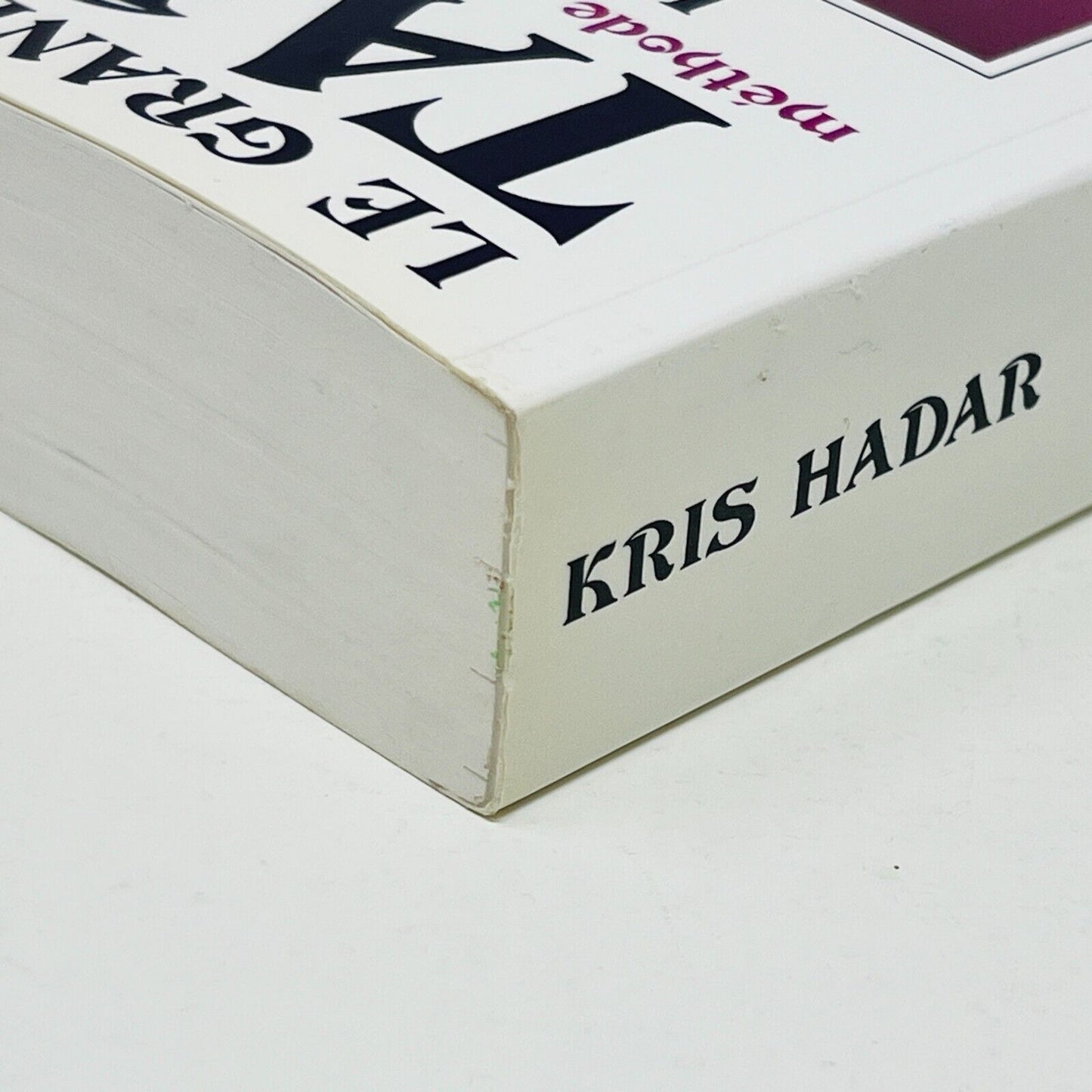 1988 Le Grand Livre du Tarot de Kris Hadar Méthode Art Divinatoire en Français