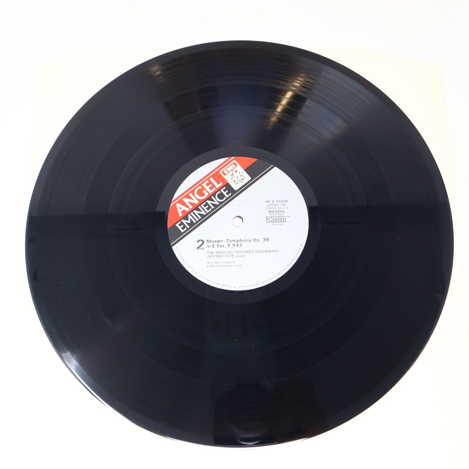 Jeffrey Tate Conducts Mozart English Chamber Orchestra Record AE-34439 Emi 1985